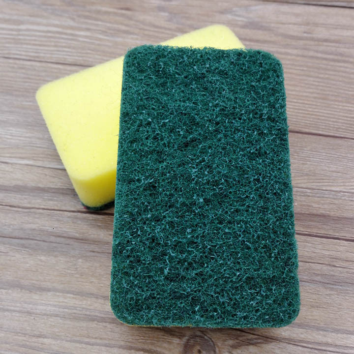 D1112 2 sponge pot washing brushes, Yiwu 2-yuan store cleaning brushes, pot and dish washing brushes Application Scenario