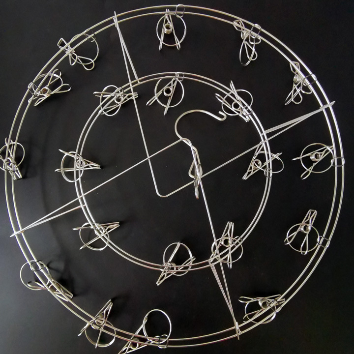 N2043 upgraded stainless steel sock drying clip, pants hanger, tie clip, 10-yuan store for wholesale of home and general merchandise details Picture