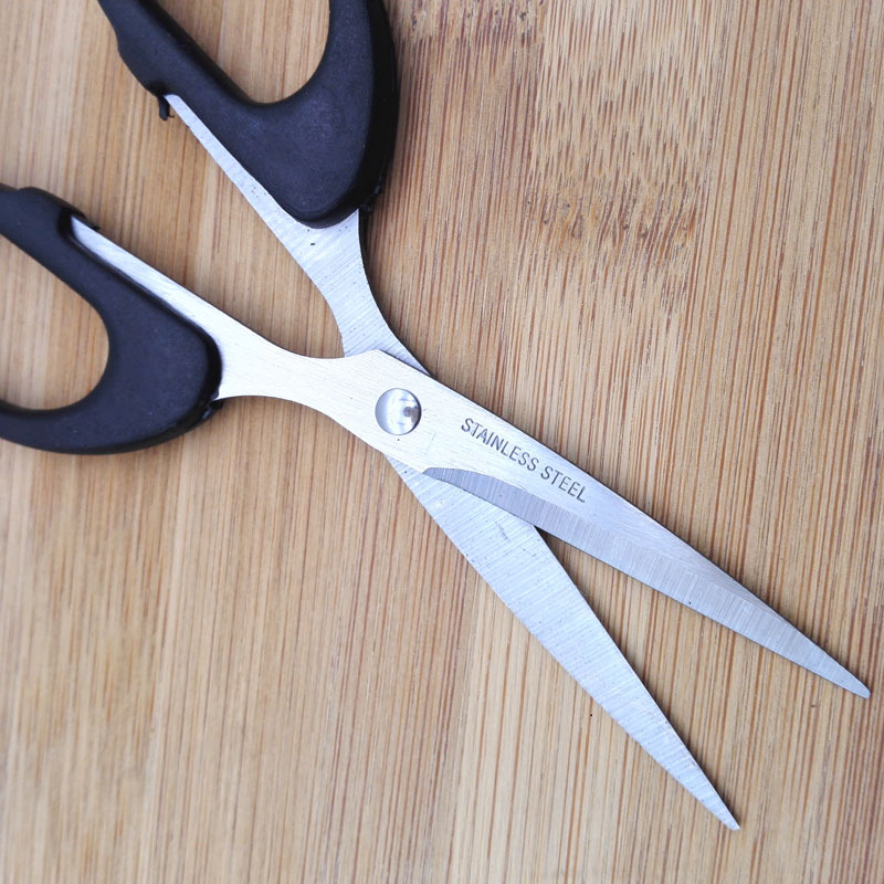 E1221 140 scissors, office scissors, Hand scissors, art scissors, Yiwu 2-yuan 2-yuan store wholesale Item Picture