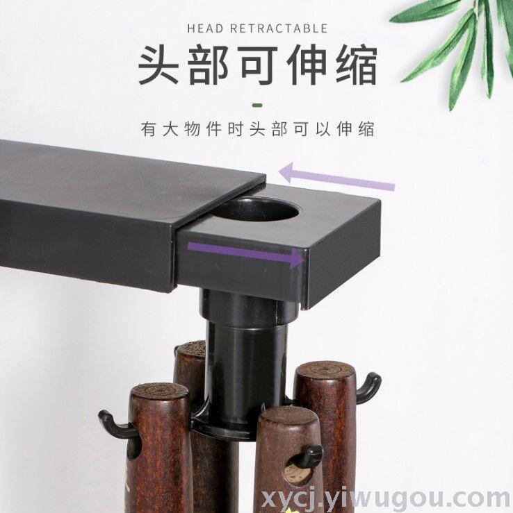 Rotating hook storage rack, wall-mounted household tool without drilling, knife rack hanging rack details Picture
