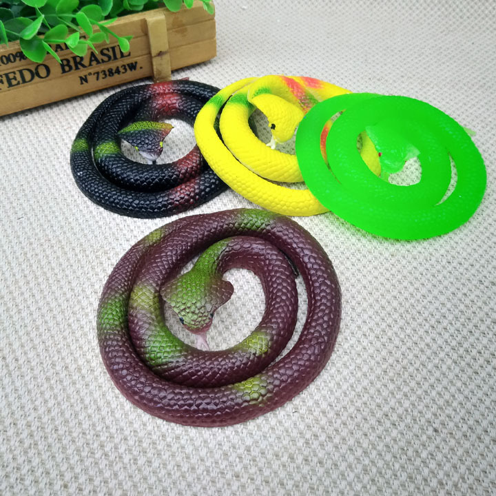 F1242 glasses, large simulation snake, rubber artificial snake pendant, street stall toys, scare toys, Yiwu, Diverse Specification image