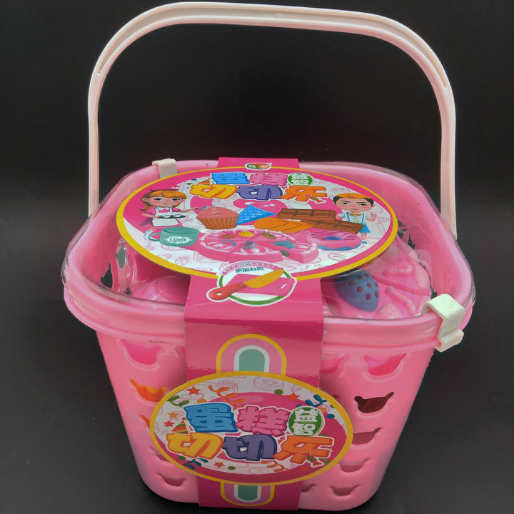 L6425 6009 Cut Cake basket, children's educational assembly, wholesale store, street stall, night market supply, Hot Sale 9,9 Item Picture