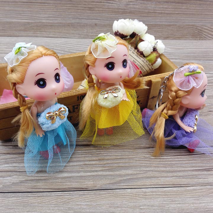 A3434 Princess Head Flower Doll Pendant, Keychain Pendant, Bag Pendant, wholesale supply from Yiwu two-yuan Store Application Scenario