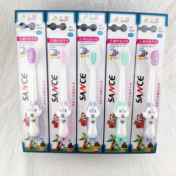 D2211 Premium children's Toothbrush for babies, home use, travel, Fine filaments, soft bristles, clean, 2-yuan store wholesale details Picture