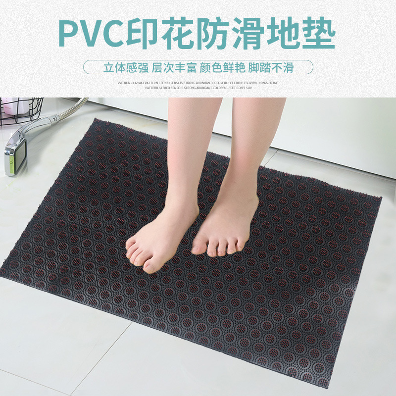PVC地毯地垫进门玄关房间门垫新品浴室防滑垫厨房地垫卧室床边毯地毯地垫