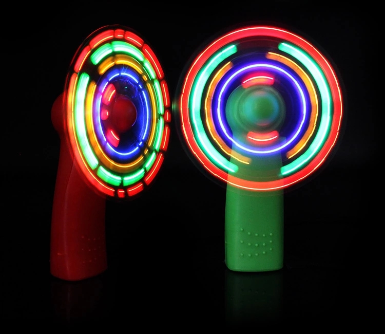 Wholesale of LED seven-color mini fans, seven-color luminous fans, luminous small electric fans, best-selling handheld flashing fans Application Scenario