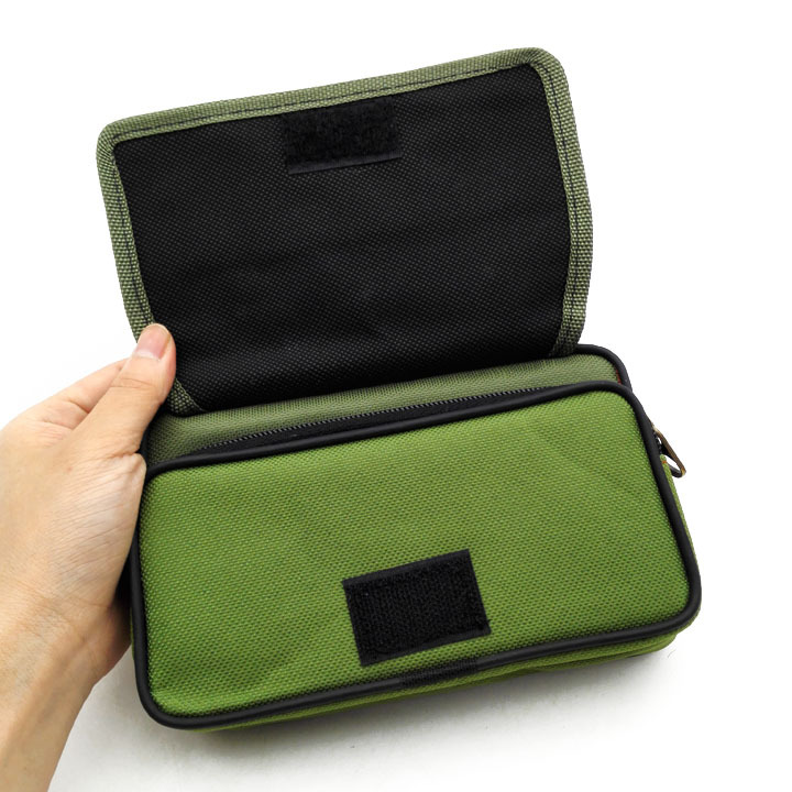 The new best-selling P1824 large-sized canvas waist bag with a belt for mobile phones Item Picture