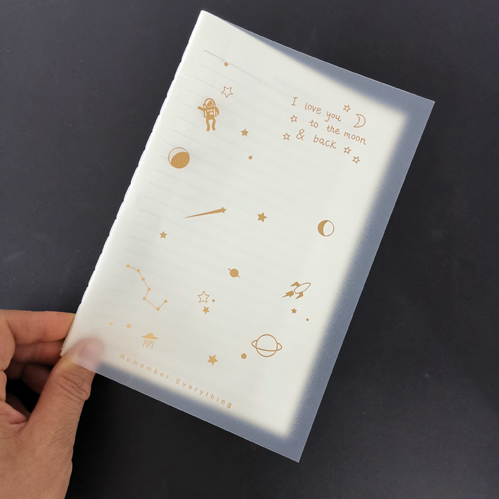 C1613 32k2810 frosted and gold-embossed notebook, notebook, diary, 2-yuan store, wholesale of stationery and sports goods Specification image