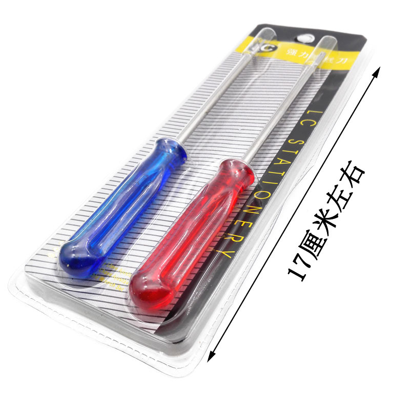 D2233 6-inch crystal screwdriver two-piece set, dual-purpose screwdriver set, 2 yuan, 2 yuan, general merchandise Item Picture