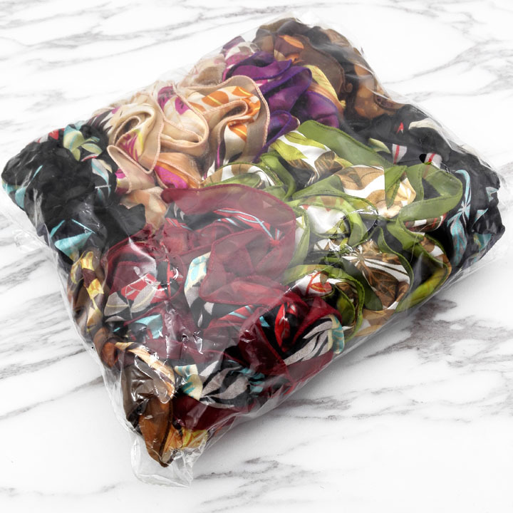 A3742 natural color velvet tie, fabric updo, professional hair accessory, leather band, wholesale and distribution at a two-yuan store details Picture