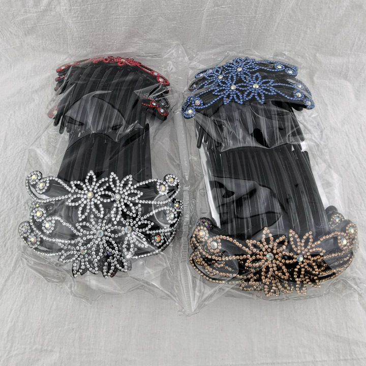 A3115 offers a variety of large-toothed starry sky fork combs, Japanese and Korean hair combs, fork combs, hair accessories, headwear and hair tips, and 2-yuan store supplies details Picture