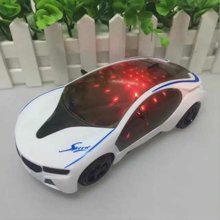 Luminous music boy toy car, 3D lighting, omnidirectional sports car, i8 concept car, omnidirectional cross-border street stall toy wholesale details Picture
