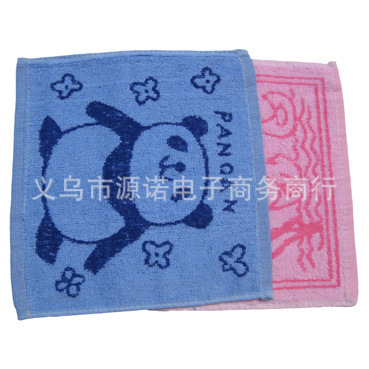 H1521 Cartoon small square towel, cartoon square towel, square towel daily necessities wholesale Yiwu 2-yuan department store Item Picture
