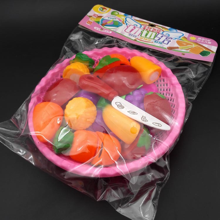 L6525 4518 Cut fruits, children play house, Cut vegetables, Fun 10-yuan store, 9.9 yuan street stall, night market Hot sale details Picture