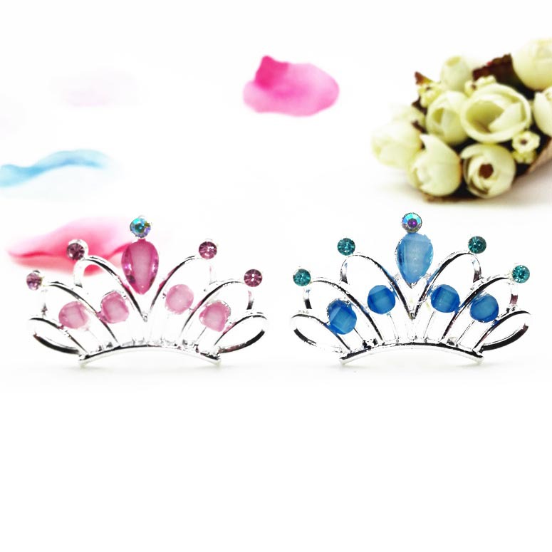 A2533 Glass Crown Comb Comb Accessories Yiwu 2-yuan Store 2-yuan Store Wholesale supply Specification image