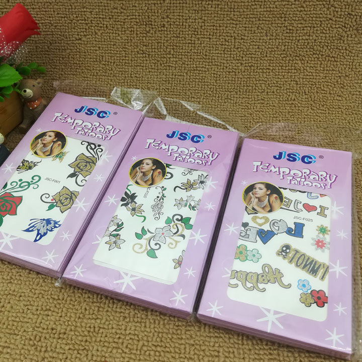 纹身贴 炫酷性感男女纹身贴仿真刺青义乌两元店饰品百货