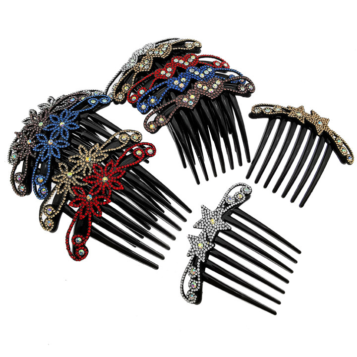 A3115 offers a variety of large-toothed starry sky fork combs, Japanese and Korean hair combs, fork combs, hair accessories, headwear and hair tips, and 2-yuan store supplies Item Picture