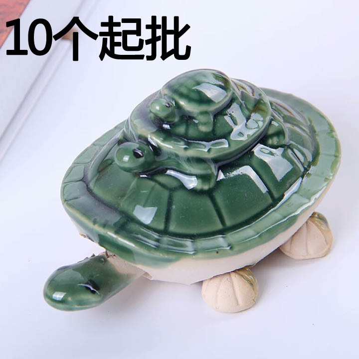 F1732 神龟 摇头会动  动物摆件 工艺礼品 义乌2元 两元店 批发