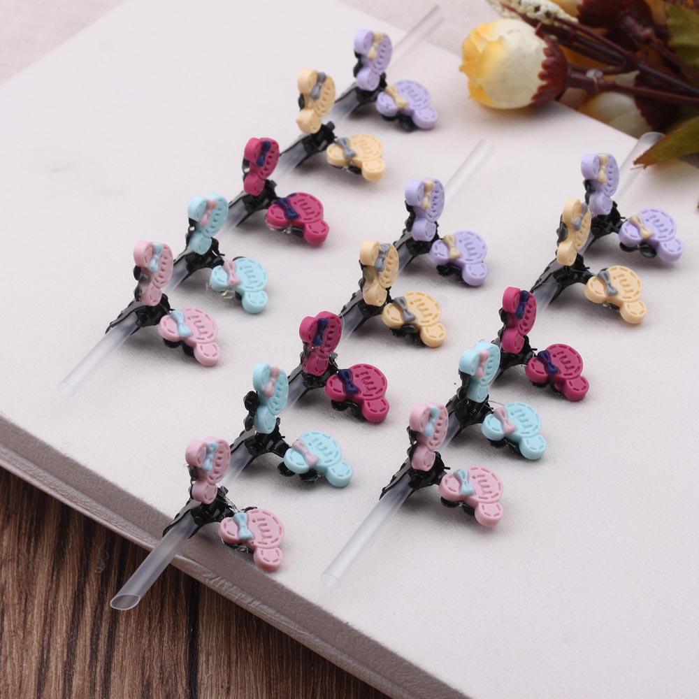 Pudding Station 5-yuan store accessories, hair accessories, hair clips, buns, simple ponytails, bangs, children's small clips