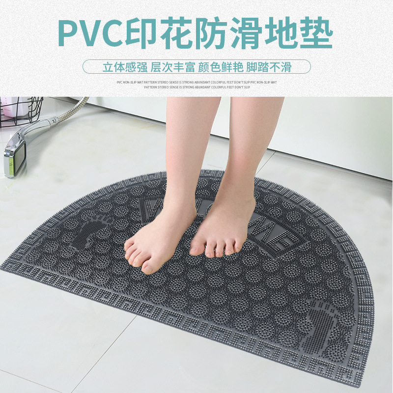 新品推荐定制PLT成品PVC家用地垫门垫厨房防滑耐磨地毯入户垫批发图