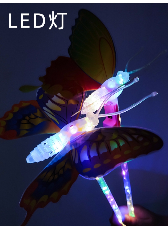 The new children's luminous toys, butterfly and shining fairy wands, are selling well at street stalls, attracting customers. The bouncy balls, starry balls and magic wands are also selling well Application Scenario