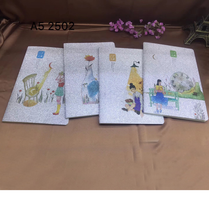 C1123 32k2508 Gold powder soft Copy, Office Book, Notebook, Diary, Car Line Book, 2-yuan store wholesale Specification image