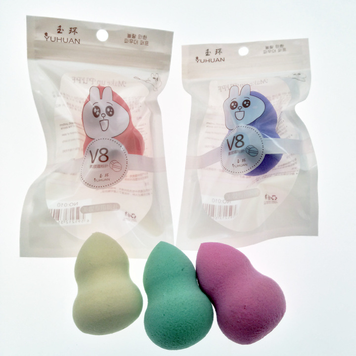 H1532 V8 Gourd Premium Powder Puff Makeup Tools, wholesale for 2 yuan, general merchandise wholesale in Yiwu, 2 yuan Item Picture