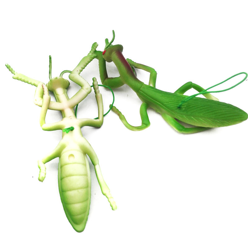 B1544 Simulation mantis rubber mantis pendants, street stall toys, scare toys, toy wholesale Item Picture