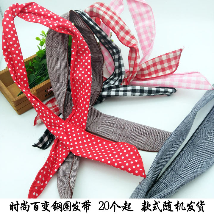 A2647 cross-changeable steel wire hair band, new fashionable hair band headwear, wholesale of accessories in Yiwu two-yuan store