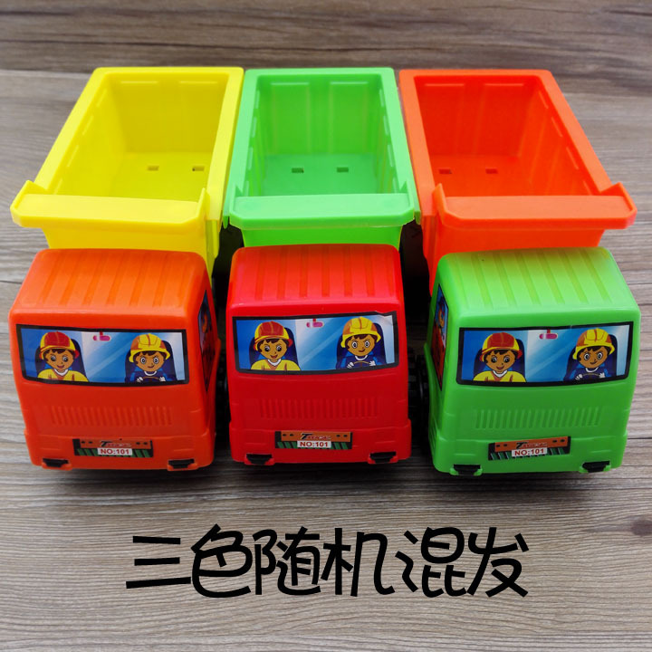 M7132 101# large dump truck toy street stall supply, two-yuan store, 2-yuan store, model toy factory direct sales Specification image