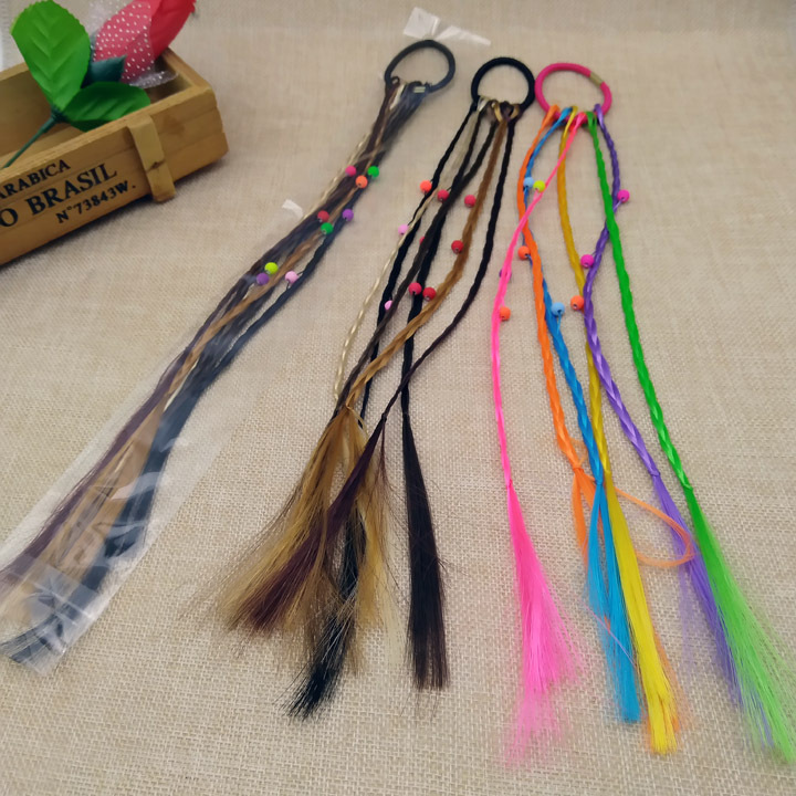 A1014 wigs, braids, hair bands, hair strings, hair accessories, headwear and other accessories are available for wholesale at a 2-yuan store in Yiwu details Picture
