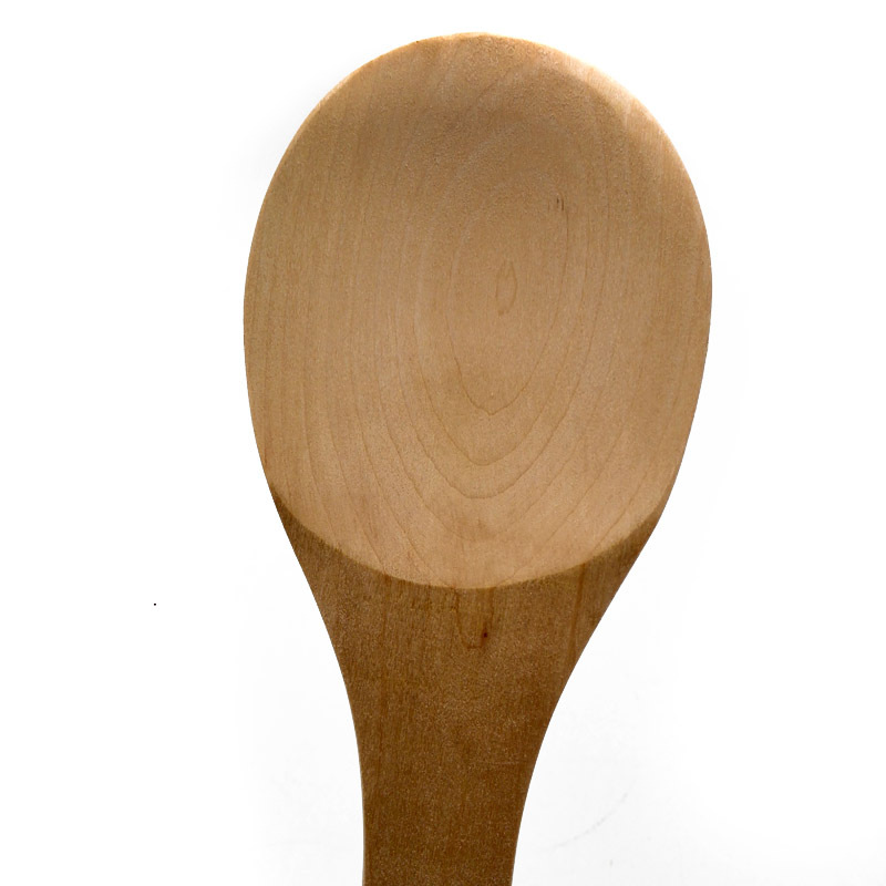 G1233 Premium white wooden rice spoon, daily necessities for household and catering, wholesale for two yuan Specification image