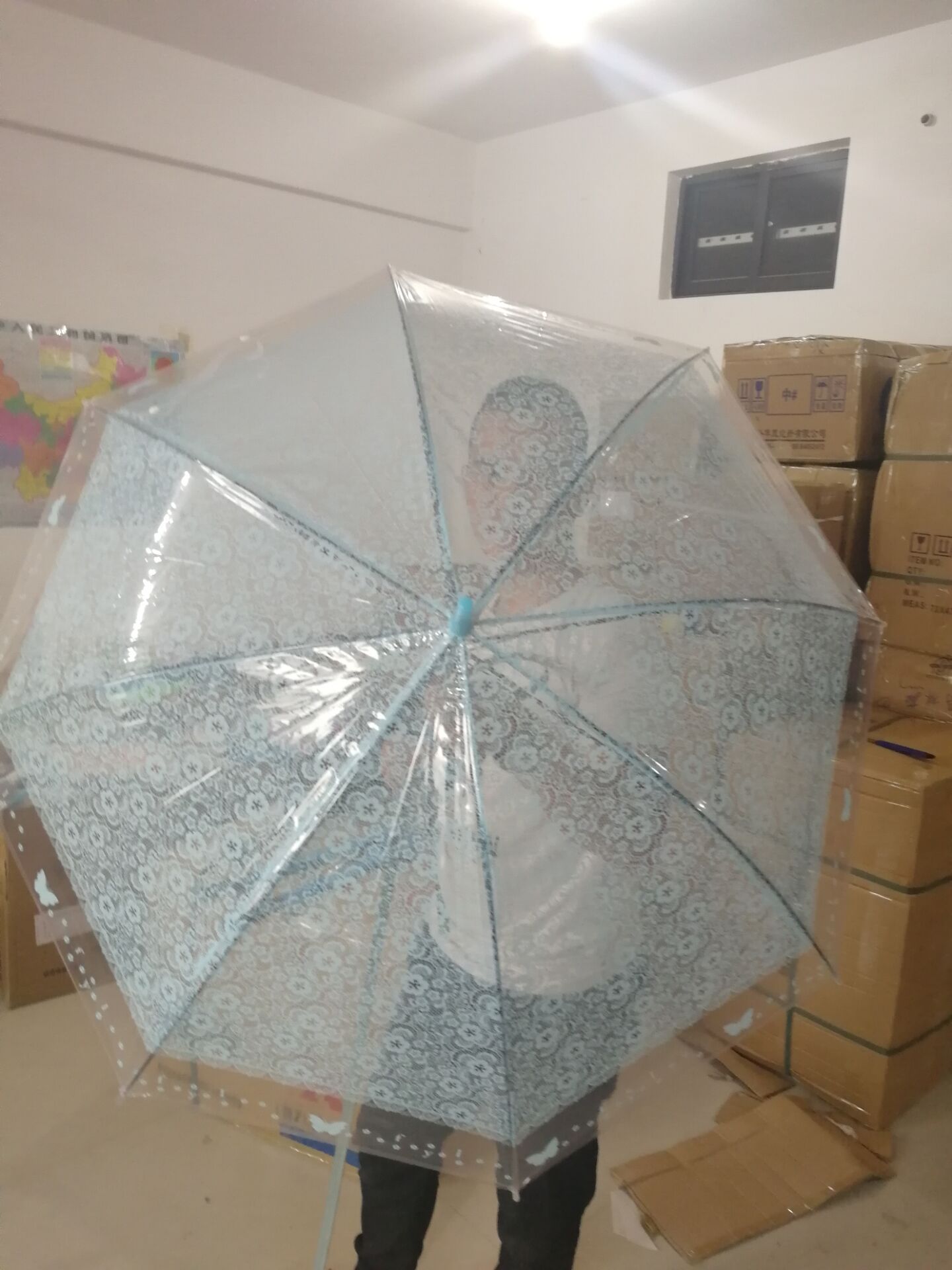 晴雨伞实物图