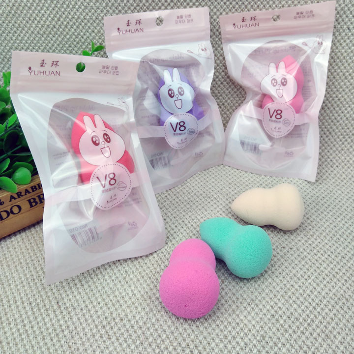 H1532 V8 Gourd Premium Powder Puff Makeup Tools, wholesale for 2 yuan, general merchandise wholesale in Yiwu, 2 yuan details Picture