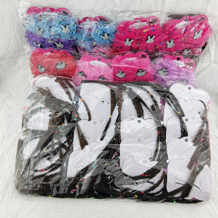 A3432 new style diamond wig, braid wig, hair clip and hair band, wholesale of accessories at a 2-yuan store in Yiwu Item Picture