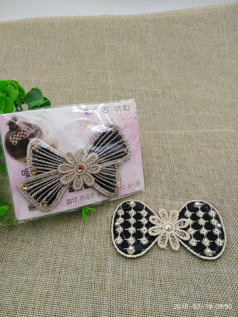 A3525 Pearl Lace Black Magic Patch Bangs Hair Patch Leaves No Trace, Broken Post, 2-yuan store supply in Yiwu Application Scenario