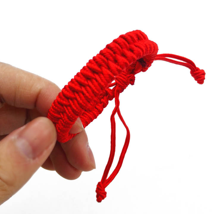 B1531 Pipa knot red String bracelet, hand-woven red string bracelet, wholesale of bracelet accessories in Yiwu, 2 yuan Item Picture