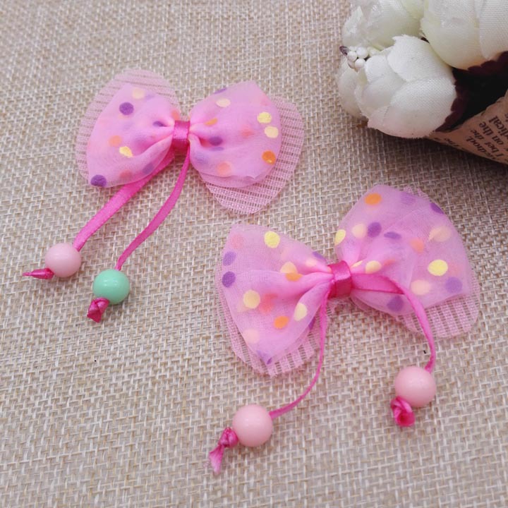 A3512 Children's bow tie Magic Stickers, bangs hair stickers, traceless broken posts, hair accessories and headwear, 2-yuan store in Yiwu Item Picture