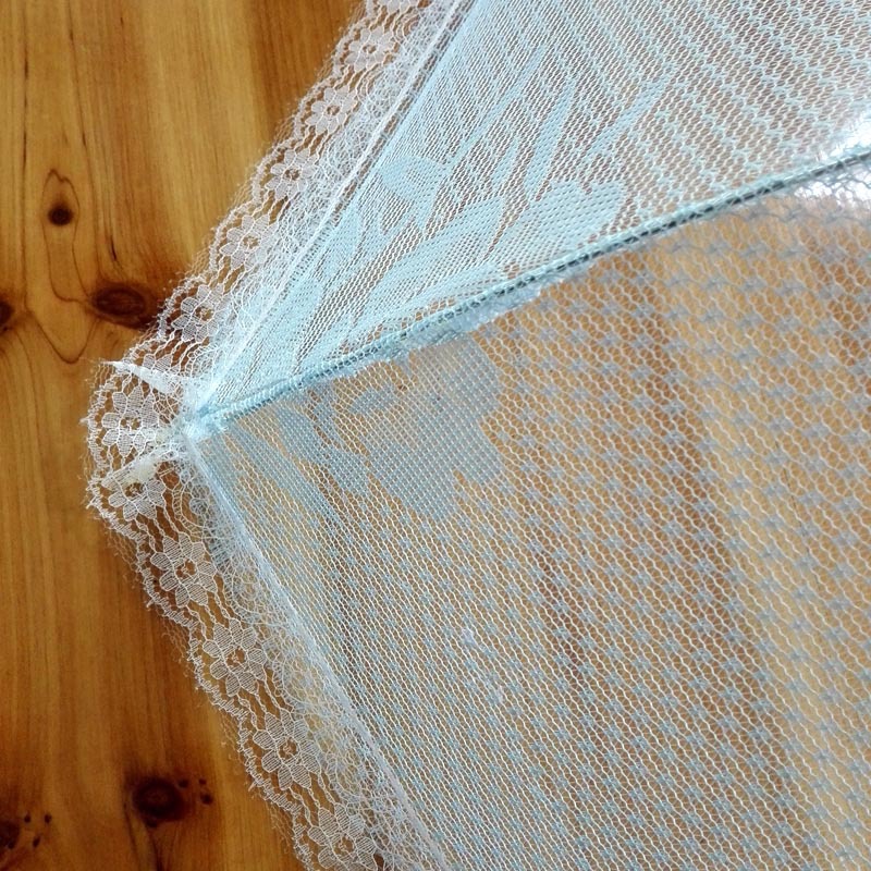 B1116 small 029-3 Flower Vegetable cover umbrella-shaped folding cover mesh food cover is selling well in summer Item Picture