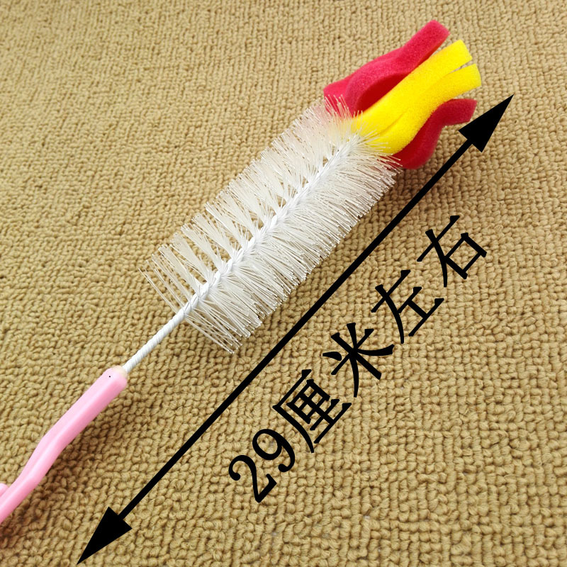 D1125 5003 Cup brush, cup brush, bottle brush, baby bottle brush. Yiwu 2-yuan store, 2-yuan store purchase source Item Picture