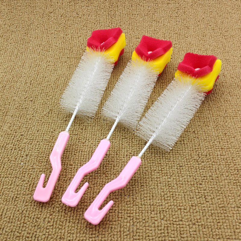 D1125 5003 Cup brush, cup brush, bottle brush, baby bottle brush. Yiwu 2-yuan store, 2-yuan store purchase source details Picture