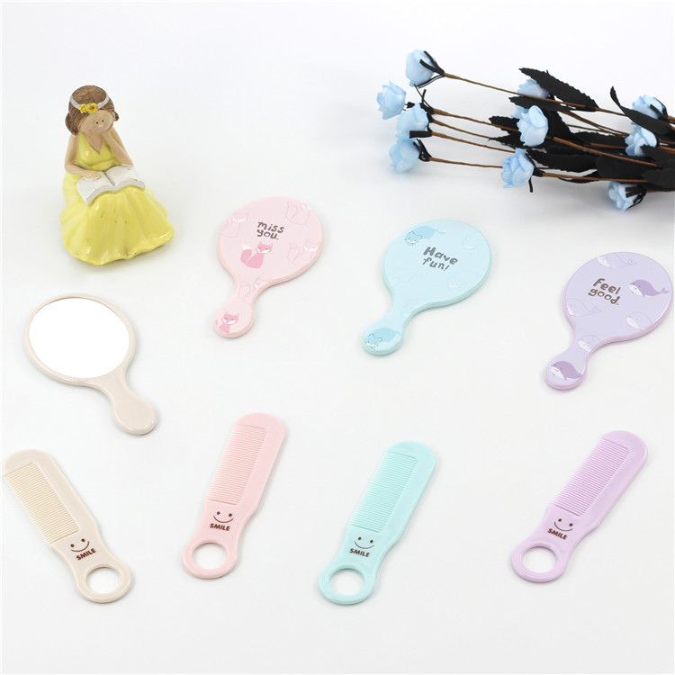 N3432 Premium Handle Mirror Comb Set, beauty mirror and Hair comb, Yiwu 2 yuan 2 yuan 2 yuan Item Picture