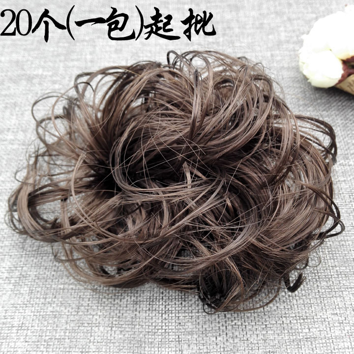 A2922 wig hoop, brown curly hair bun, false hair bun, hair bun, wholesale and distribution supply from Yiwu Eryuan Store