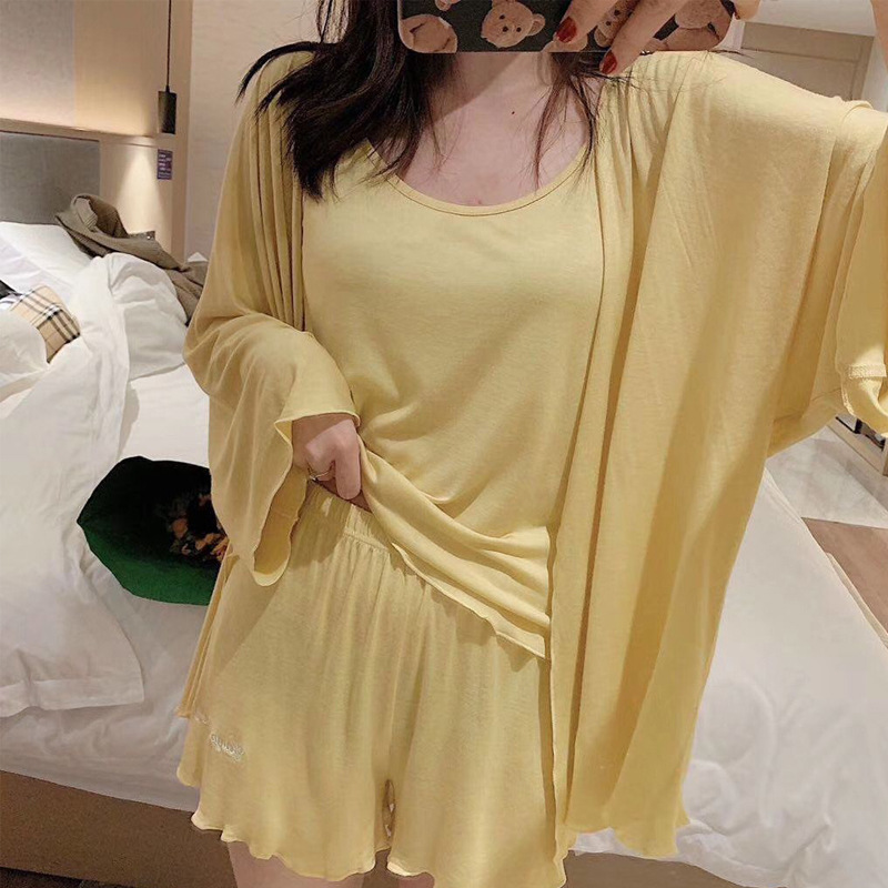 Helado 4 piezas ropa de hogar mujer influencers micro comercio estilo explosivo pijamas verano helado sexy pijamas mujer Specification image