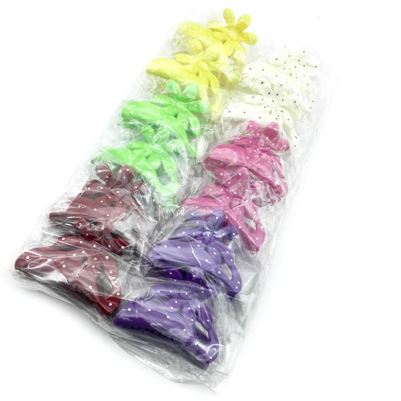 A2124 Chrysanthemum Mountain Peak semi-shallow hair clips, hair clips wholesale, accessories wholesale, 2-yuan wholesale, street stall supply details Picture