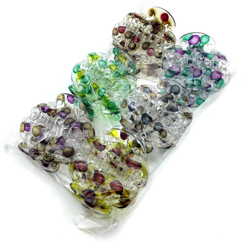 A2113 Antique hair clips, jelly hair claws, exquisite accessories, wholesale of accessories for 2 yuan, wholesale of general merchandise Application Scenario