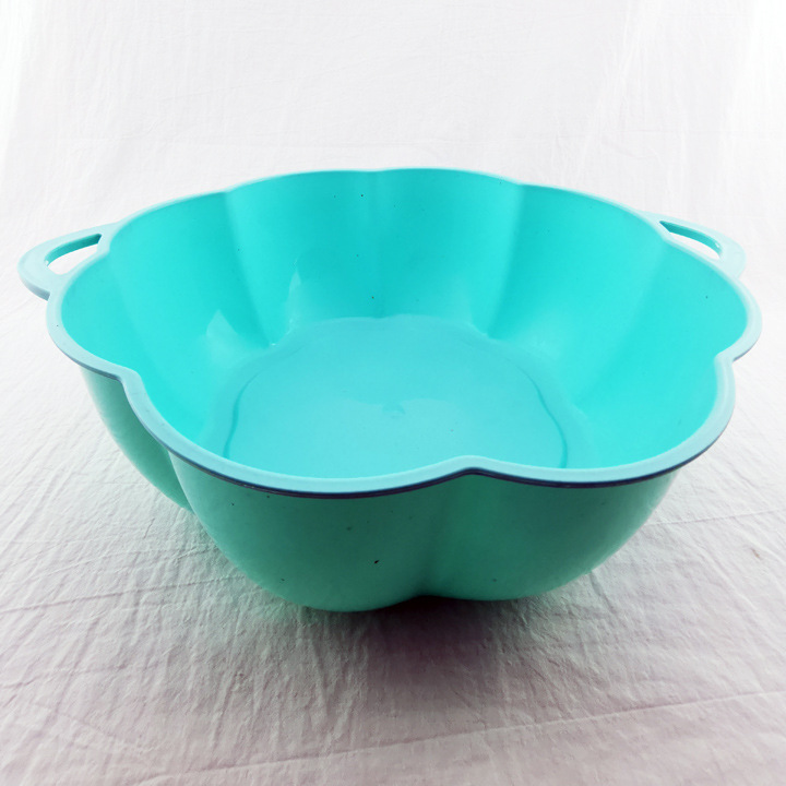 Double-eared fruit basin, fruit display and decoration on the living room table, Yiwu 2-yuan store, wholesale of daily necessities Specification image