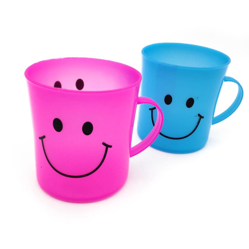 G1223024 Smiley Face Water Cup, Toothbrush Cup, Mouthwash Cup, Water Cup, Yiwu 2-yuan 2-yuan store Specification image