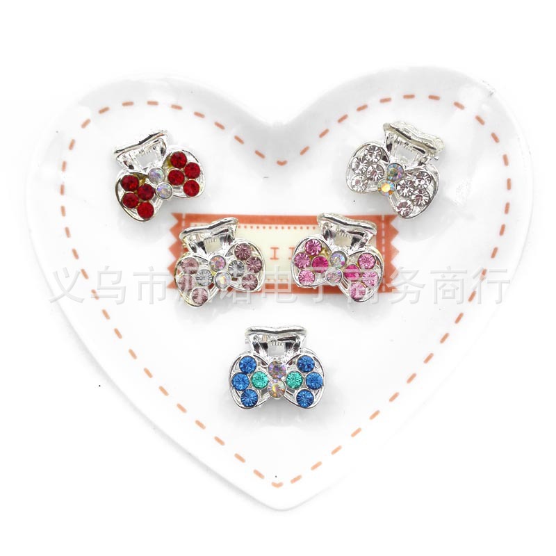 Wholesale of A2826 children's scratch-and-grip, small scratch-and-grip, rhinestone scratch-and-grip headwear Specification image