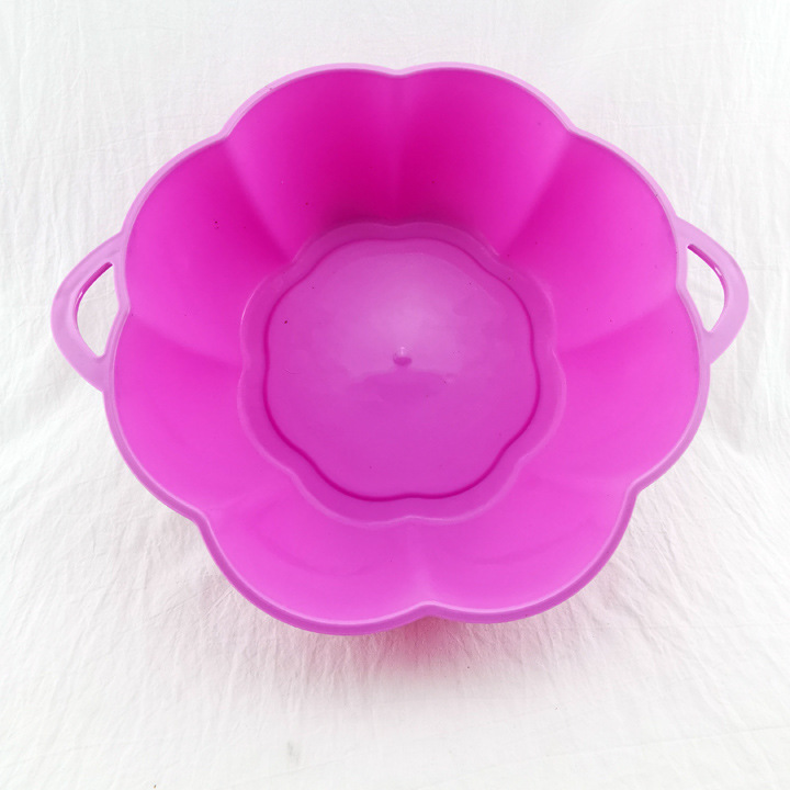 Double-eared fruit basin, fruit display and decoration on the living room table, Yiwu 2-yuan store, wholesale of daily necessities details Picture